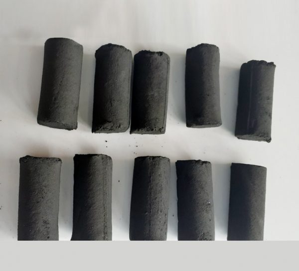 Cylindrical Shisha coconut shell charcoal briquettes